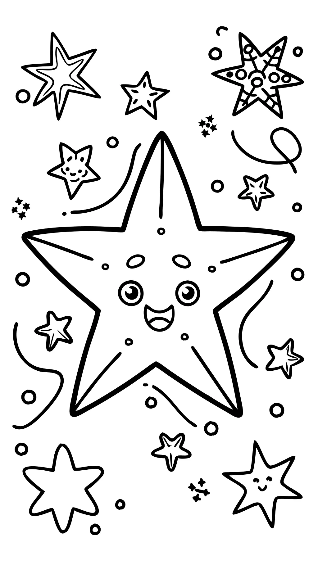 star coloring pages